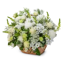 Funeral floral basket